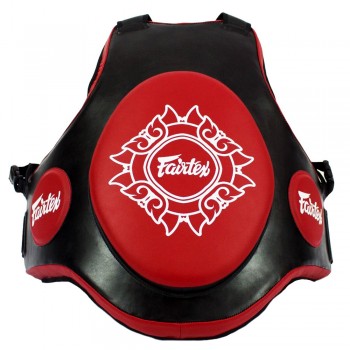 Fairtex TV2 Жилет Тренера Тайский Бокс "Trainer Vest" Черный с Красным